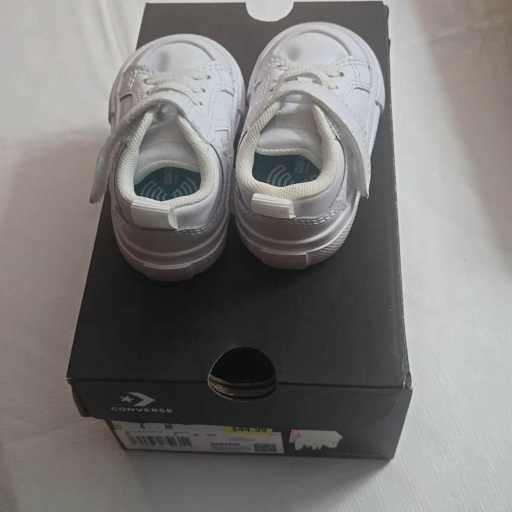 Converse Pro Blaze Strap OX Kids‎ White Sneakers